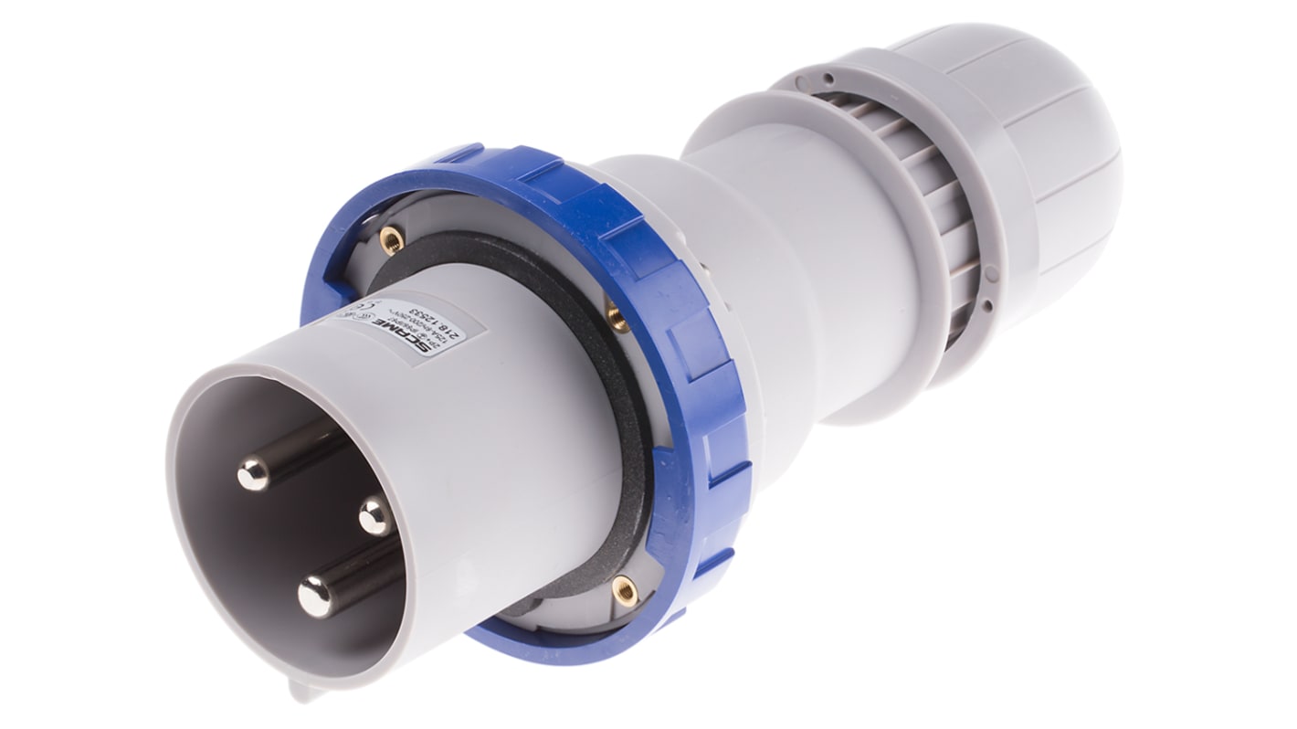 Connettore di alimentazione industriale Scame Maschio, 2P + E, 125A, Montaggio su cavo