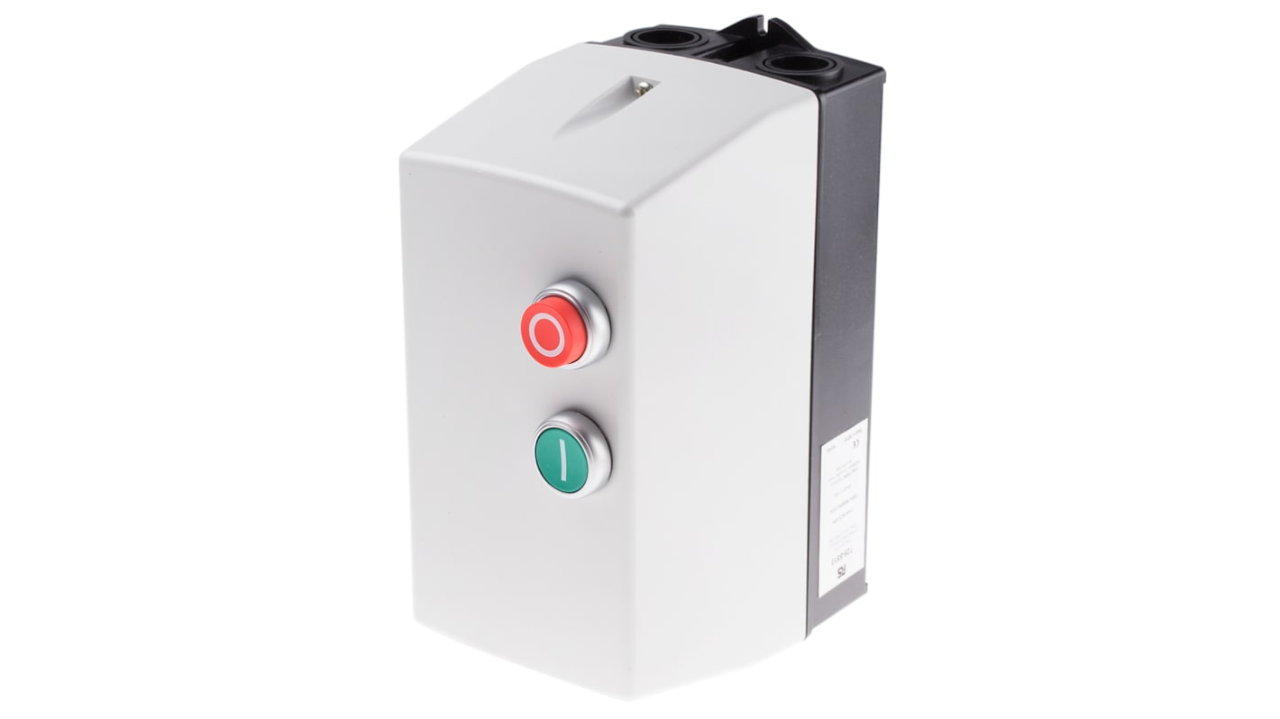 RS PRO DOL启动器, 3相, 11 kW, 230 V ac, 17 → 23 A, IP65, 自动, 225mm x 110mm x 148mm