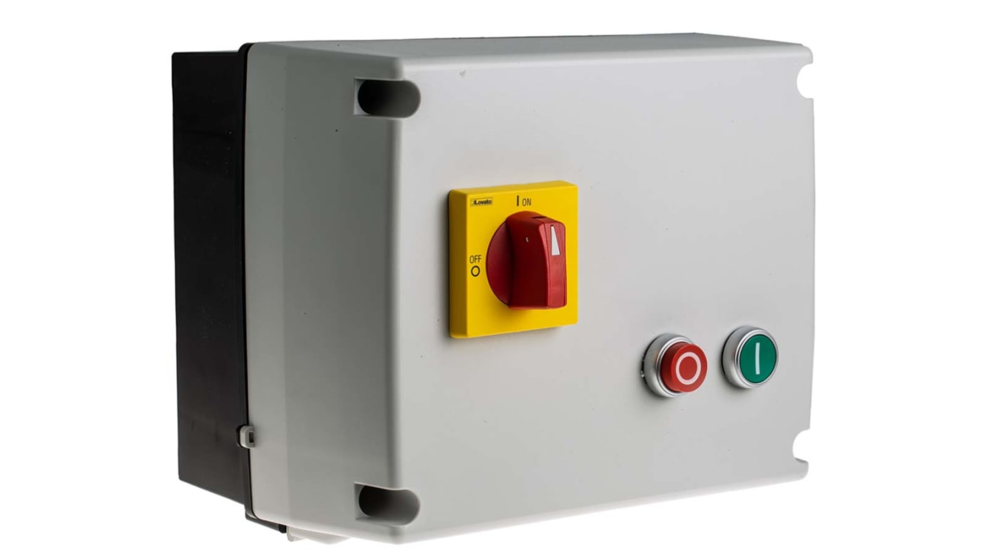 RS PRO Star Delta Starter, Star Delta, 22 kW, 400 V ac, 3 Phase, IP65