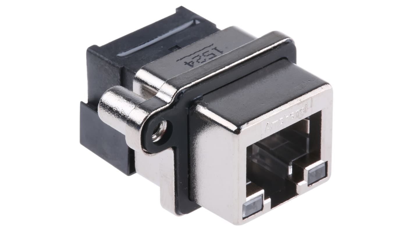 Amphenol ICC MRJ Series Female RJ45 Connector, Through Hole