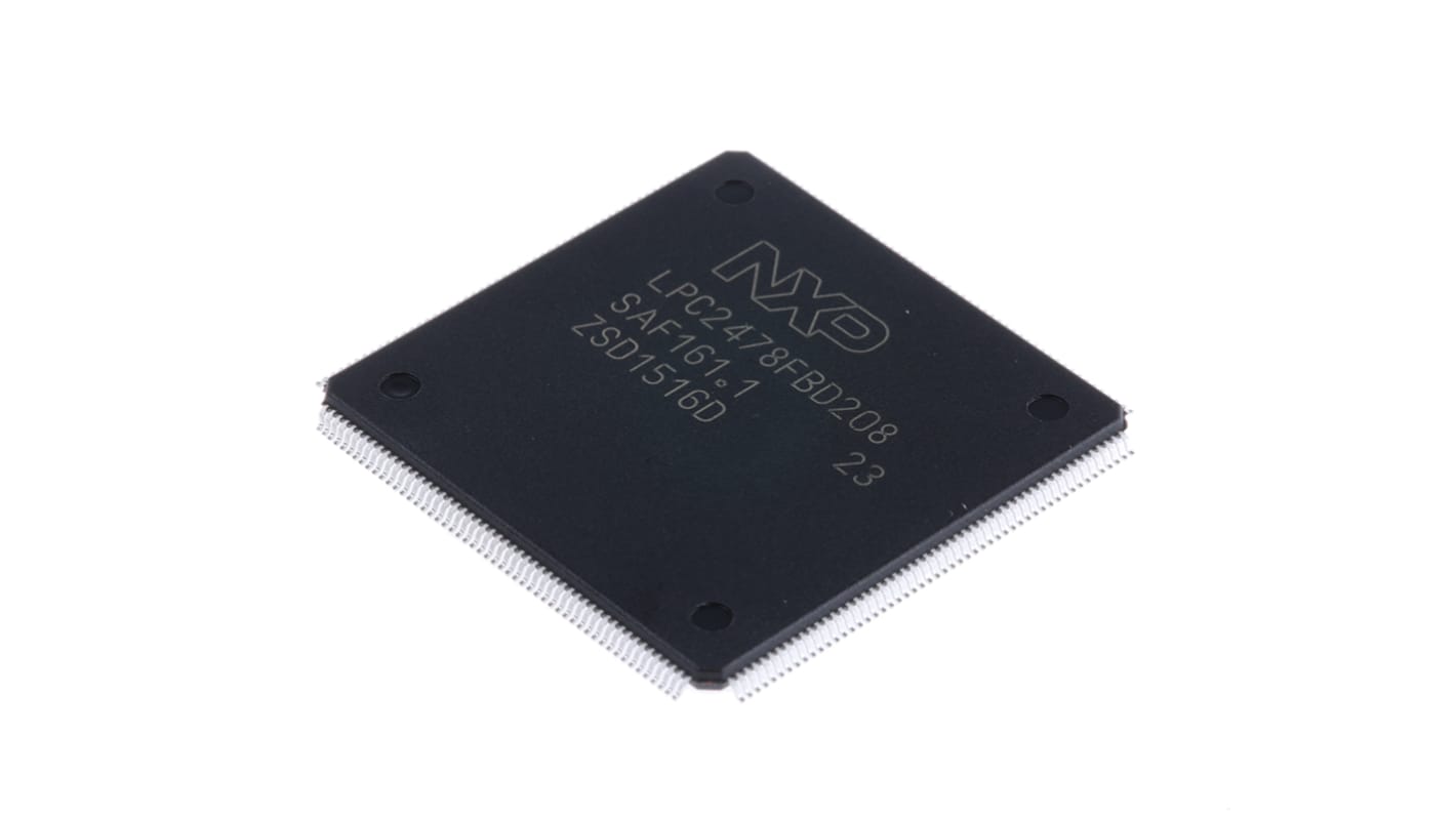 Microcontrôleur, 16bit, 4 (FIFO), 98 (SRAM) ko RAM, 512 ko, 72MHz, LQFP 208, série LPC24