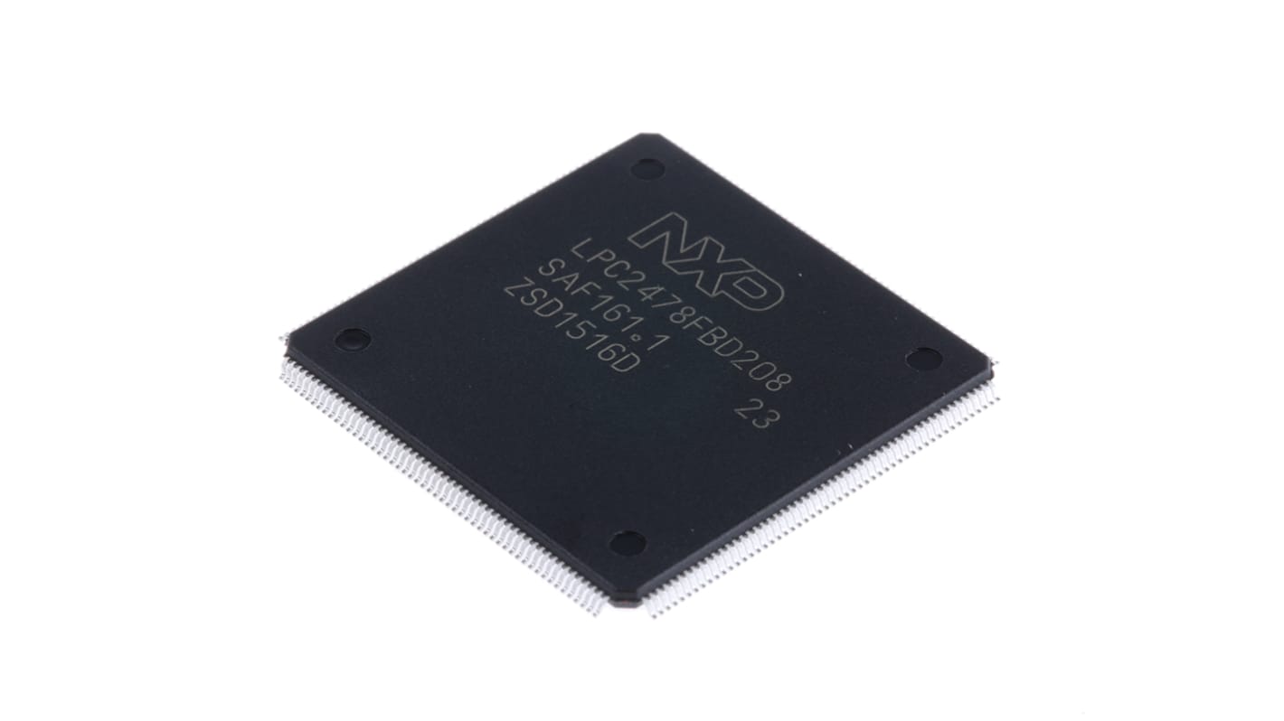 NXP LPC24 マイコン, ARM7TDMI-Sコア, 72MHz, 512 kB, フラッシュ, 208-Pin LQFP