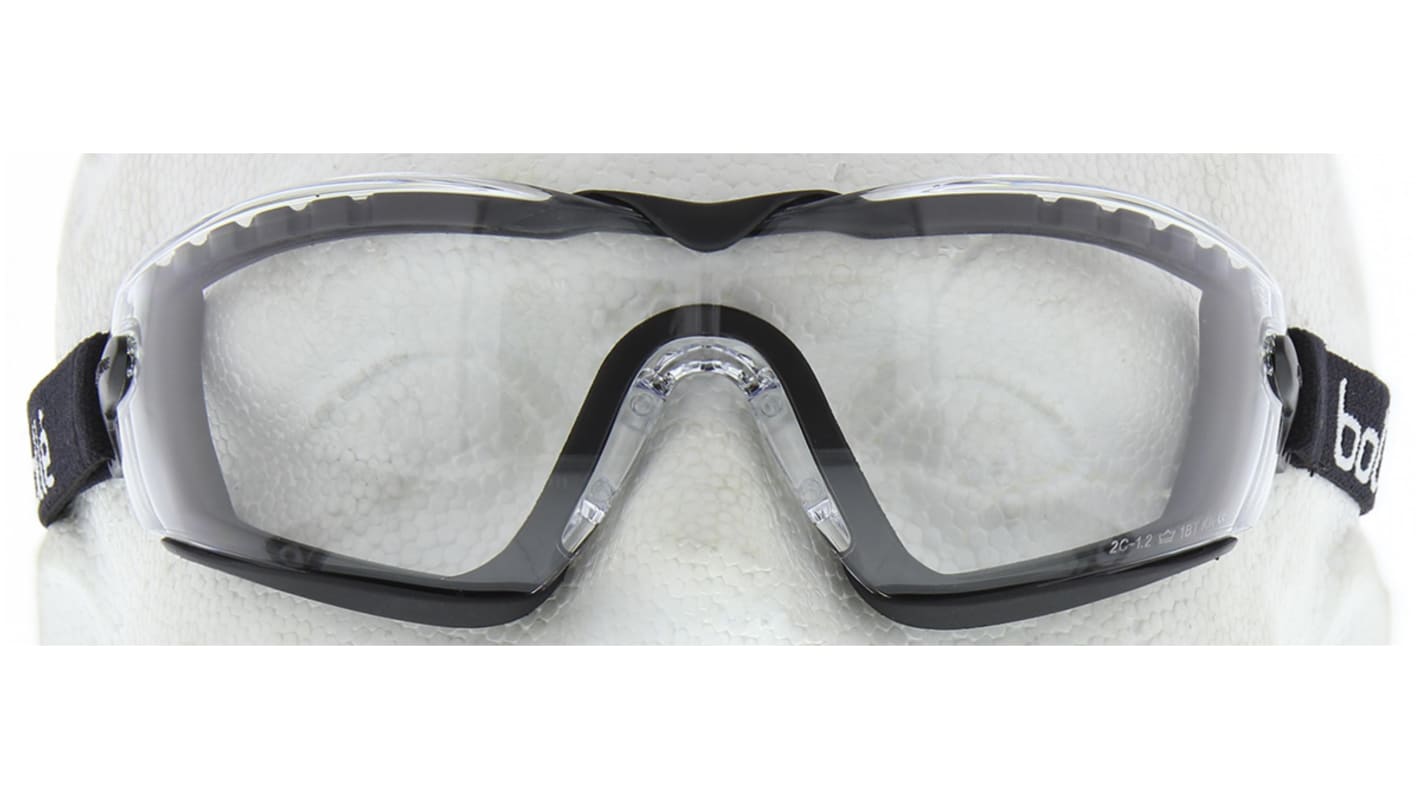 Bolle, Scratch Resistant Anti-Mist Safety Goggles with Clear Lenses