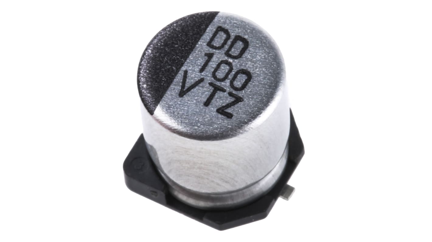 Rubycon 100μF Aluminium Electrolytic Capacitor 35V dc, Surface Mount - 35TZV100M6.3X8