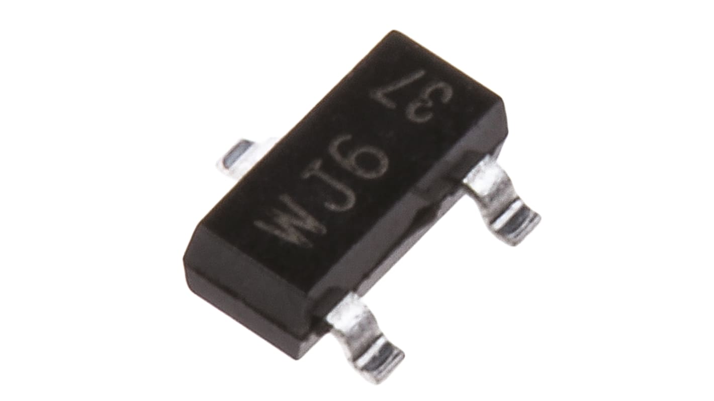 P-Channel MOSFET, 300 mA, 60 V, 3-Pin SOT-23 Nexperia BSH201,215