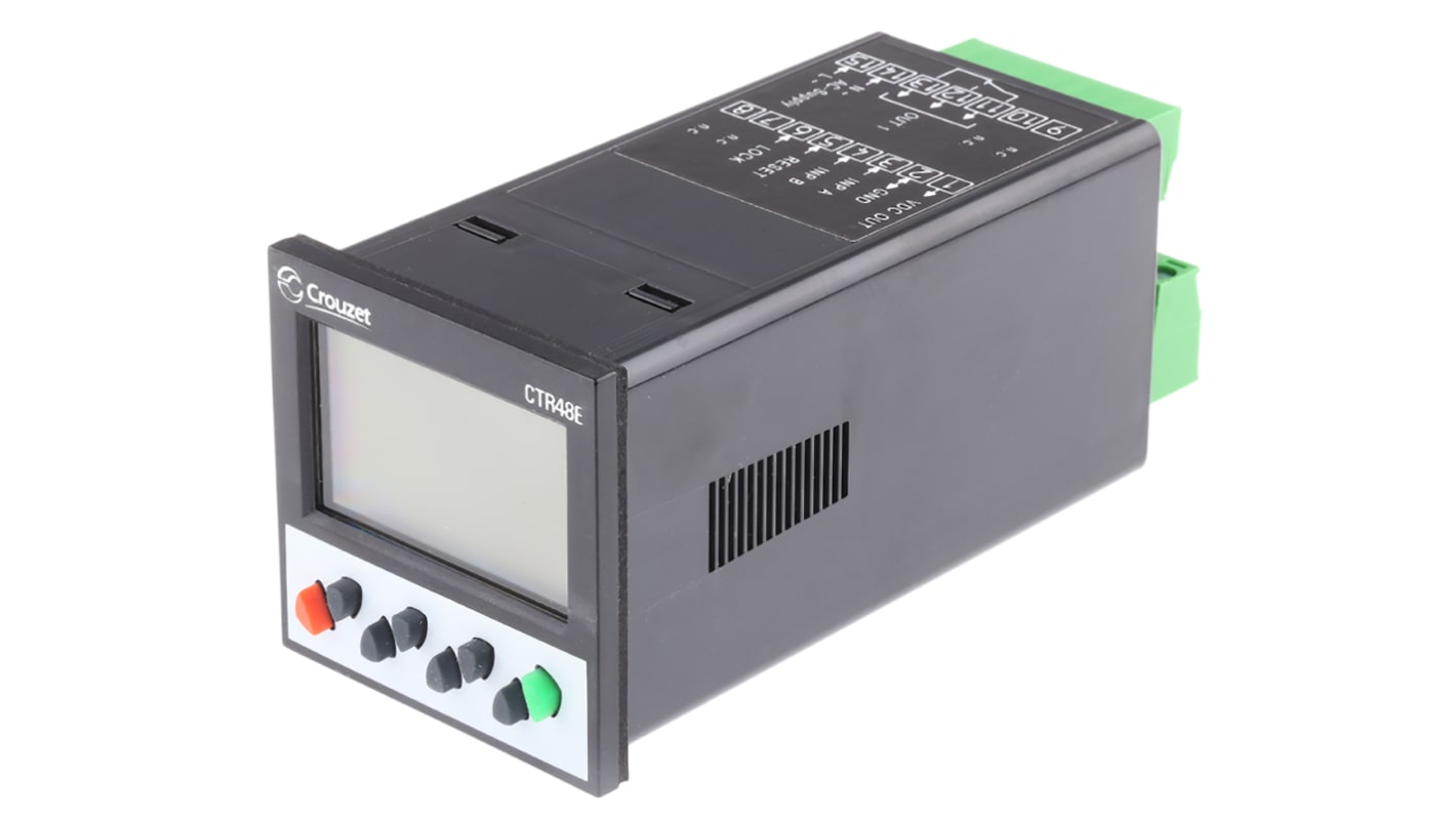 Rs-Online Contatore Crouzet display LCD 6 cifre 230 V c.a