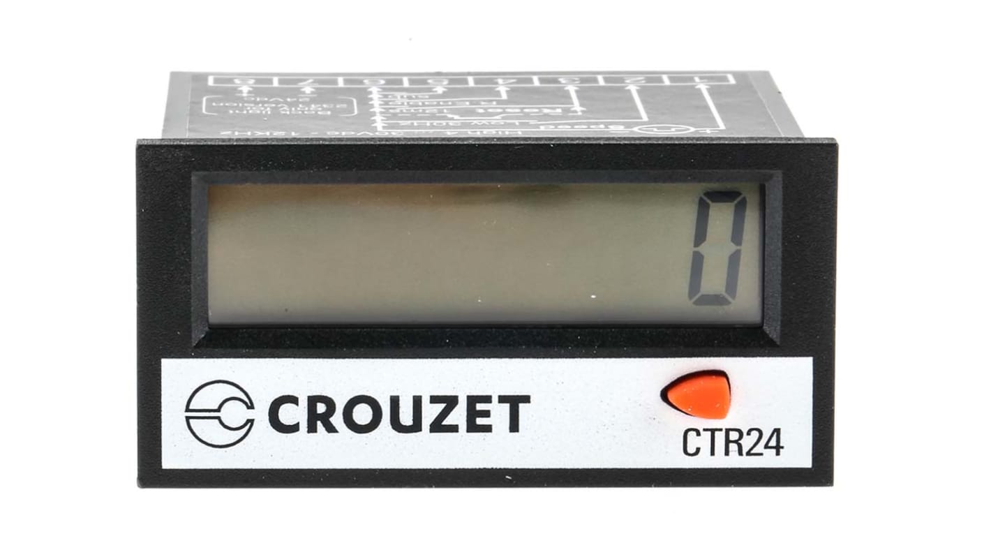 Rs-Online Contatore Crouzet Impulsi display LCD 8 cifre 30 V c.c. 260 V c.a