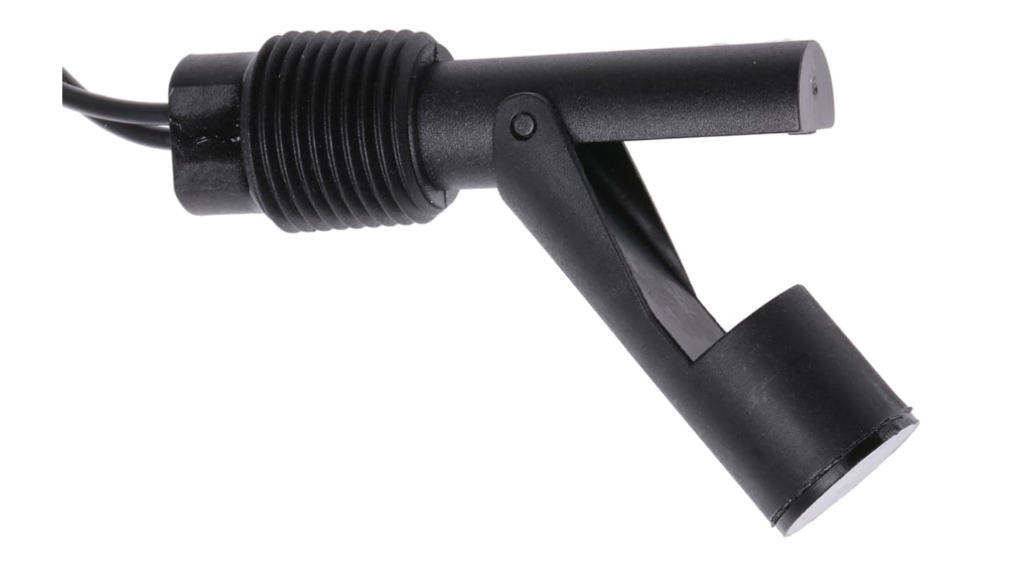 Sensata Cynergy3 尼龙浮球开关, 水平外部安装, NO/NC, 最大直流120V, 最高+75°C, 线长1m, RSF80系列
