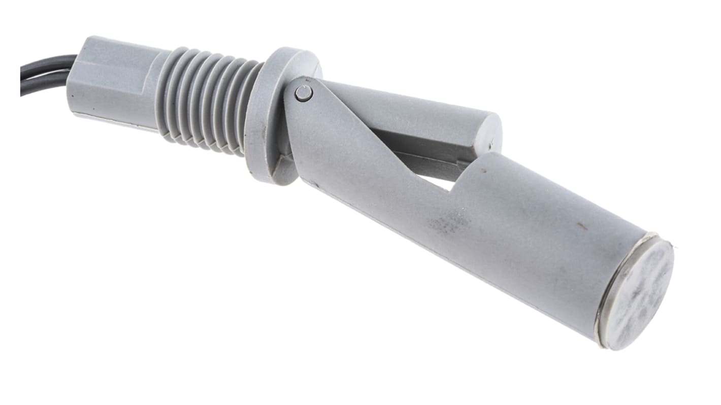 Sensata Cynergy3 PPS浮球开关, 水平外部安装, NO/NC, 最高+120°C, 线长1m, RSF70系列