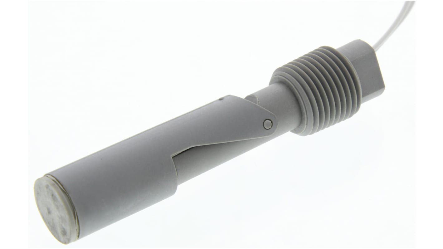 Sensata Cynergy3 RSF80 Series Horizontal External Polyphenylene Sulfide Float Switch, Float, 1m Cable, NO/NC, 240V ac