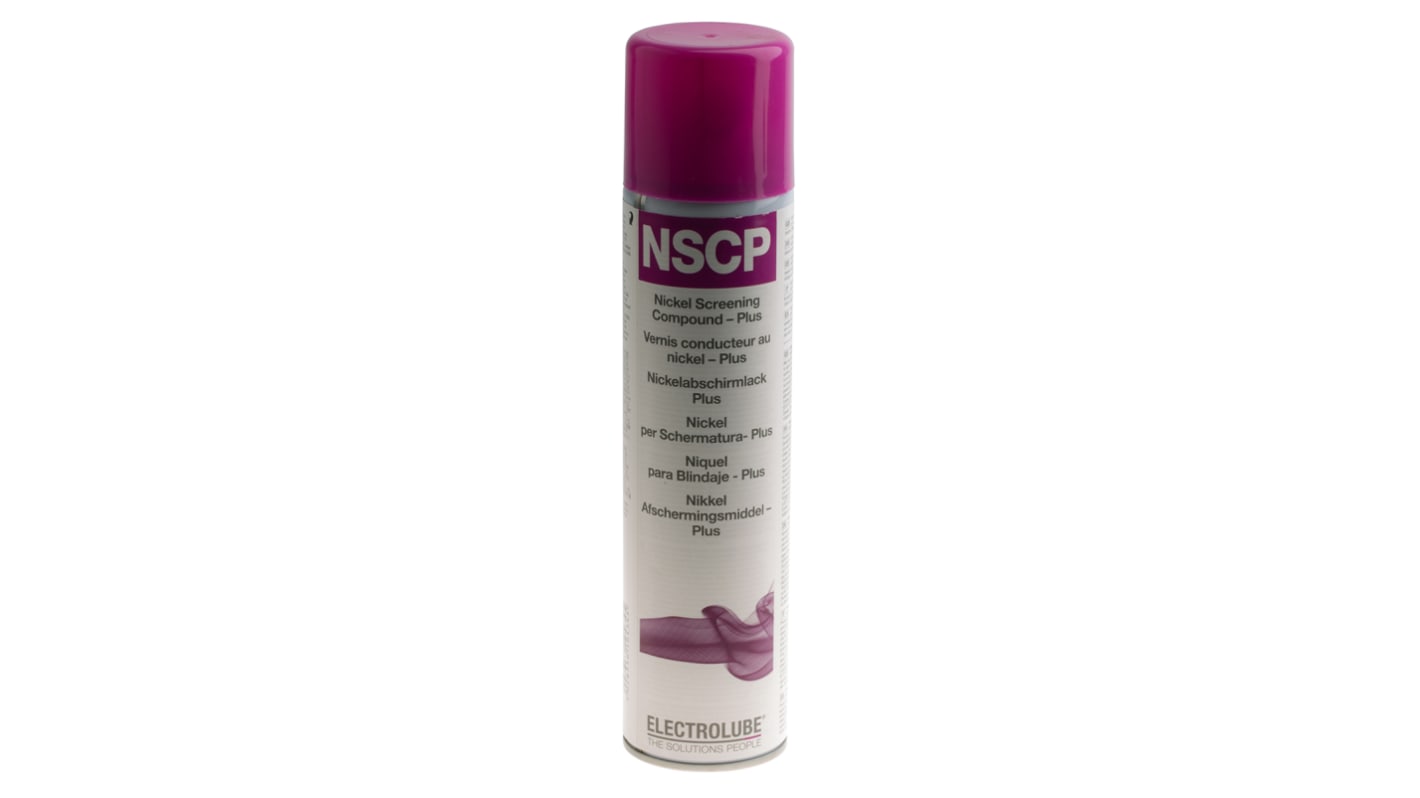 Spray per schermatura EMI/RFI Electrolube, Grigio, 400mL