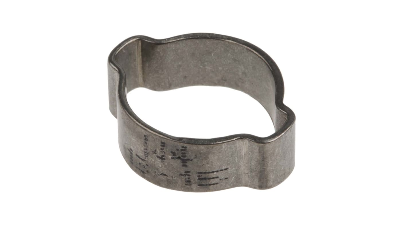 Collier de serrage pour tuyau de type O, Acier Inoxydable, 13 → 15mm