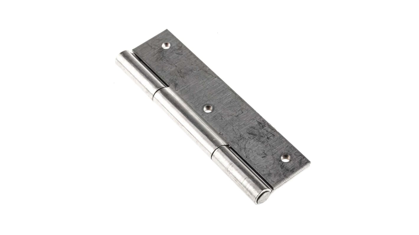 RS PRO Stainless Steel Butt Hinge, Screw Fixing, 120mm x 60mm x 2mm