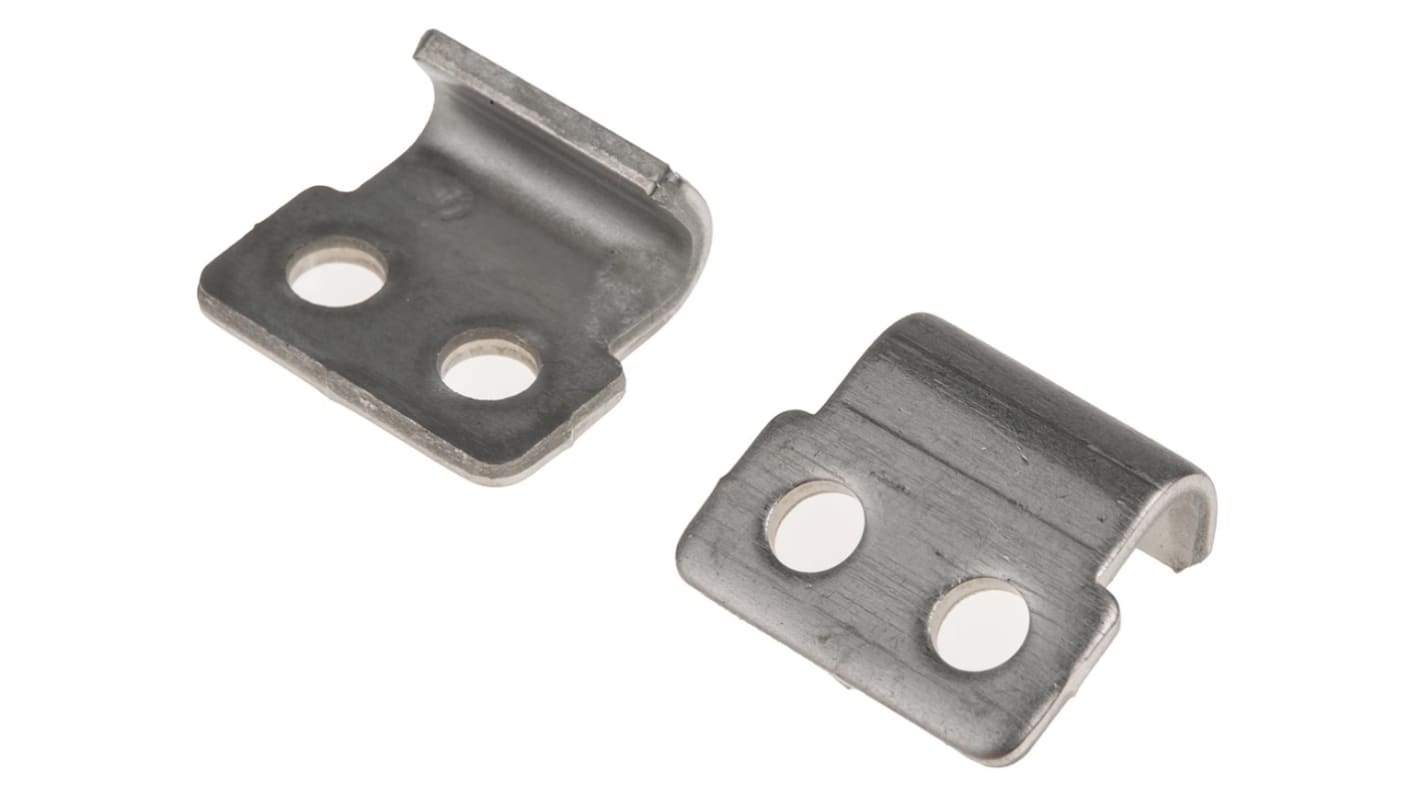 RS PRO Stainless Steel Toggle Latch Catch Plate, 15.8 x 16mm