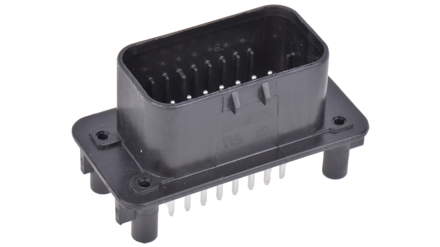 TE Connectivity, AMPSEAL Automotive Connector Plug Black Panel Mount 23 Way, Solder Termination 776200-1