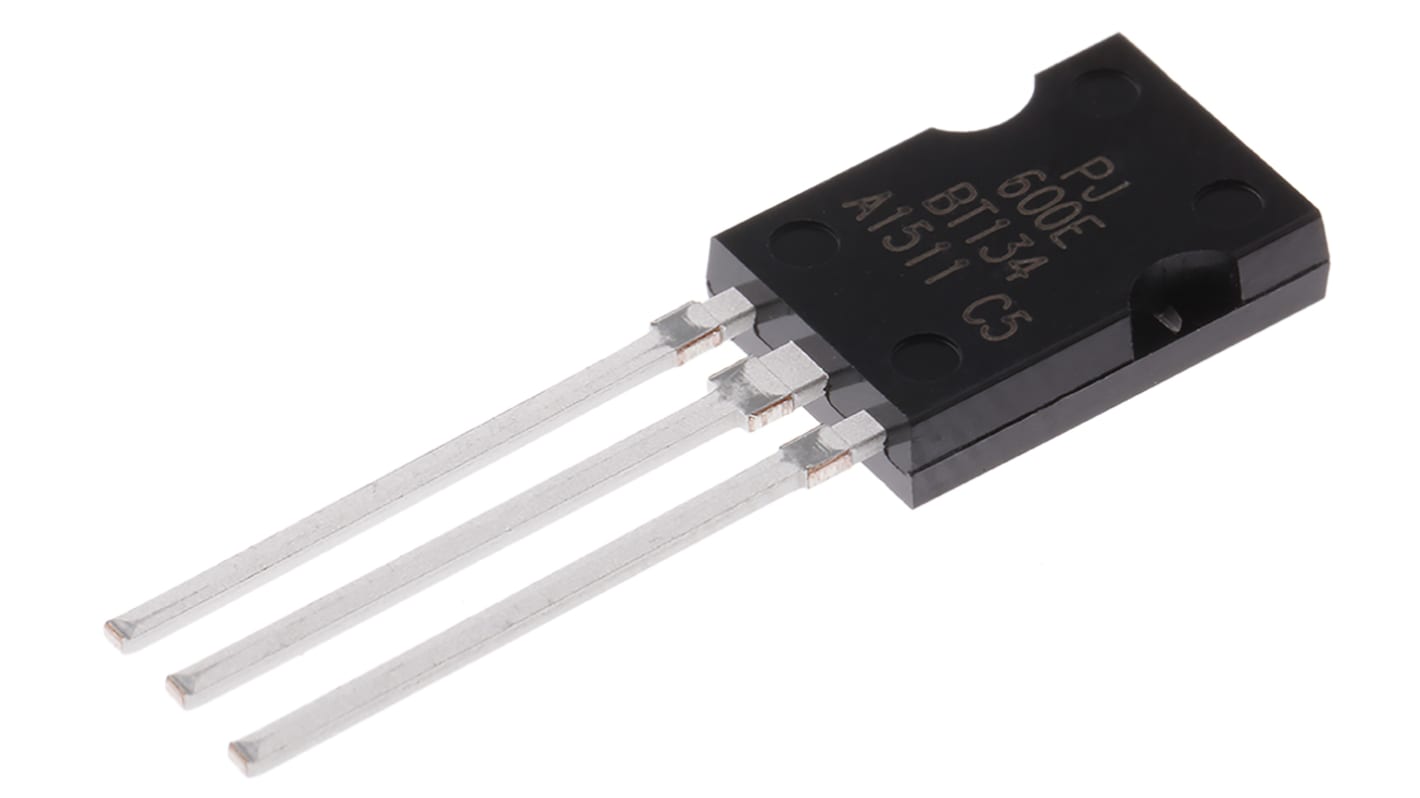 WeEn Semiconductors Co., Ltd TRIAC 4A SIP THT Gate Trigger 1.5V 25mA, 600V, 600V 3-Pin