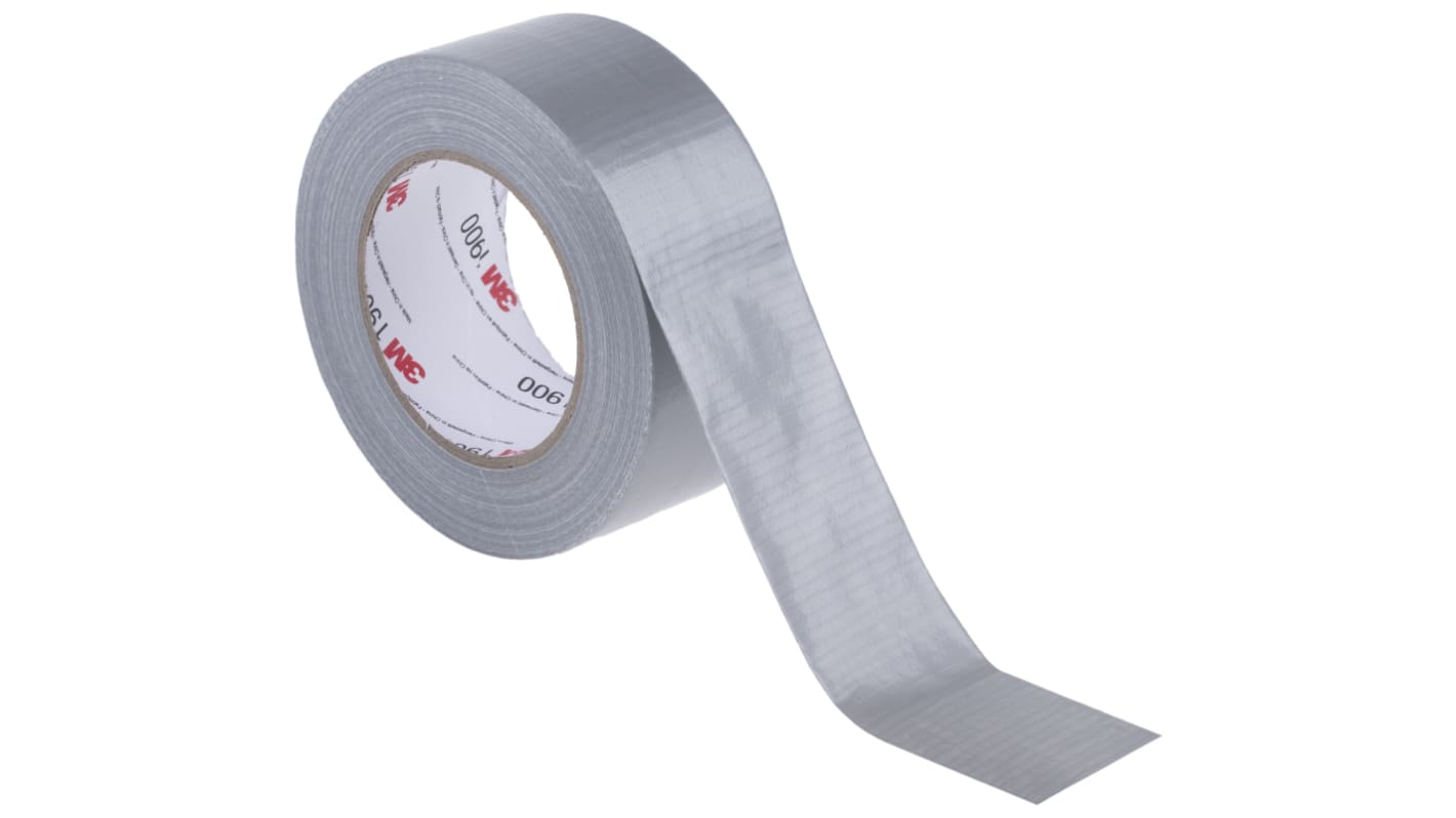 3M VALUE DUCT 1900 Scotch 1900 Duct Tape, 50m x 50mm, Silver