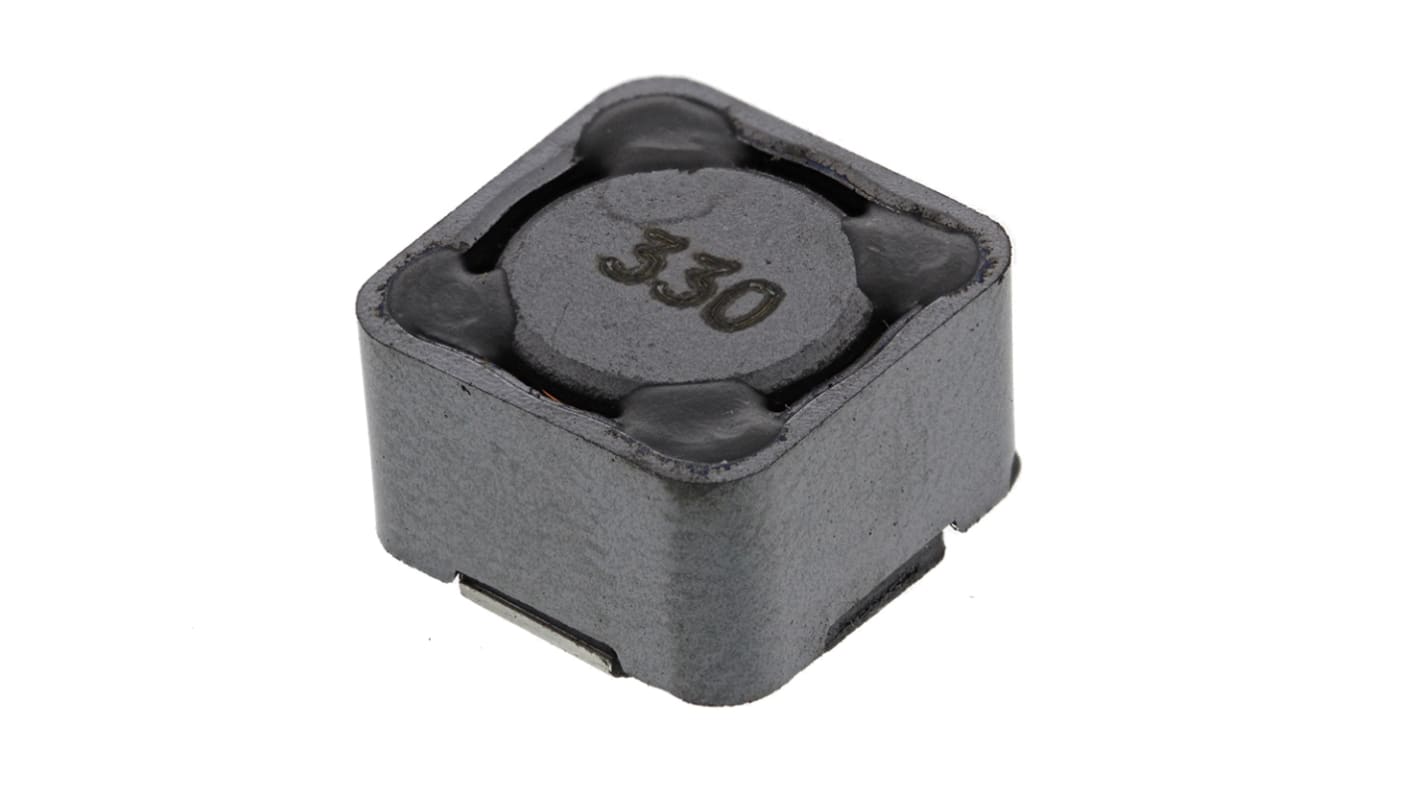 Bourns, SRR1280, 1280 Shielded Wire-wound SMD Inductor with a Ferrite DR & RI Core, 33 μH ±20% Wire-Wound 3.5A Idc Q:28