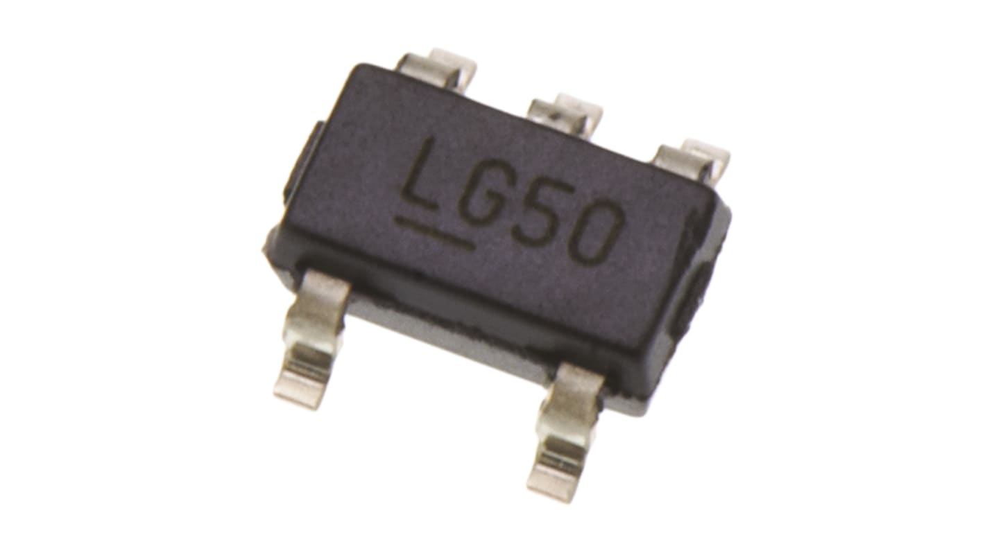 Microchip LDO稳压芯片, 5 V输出, 500mA最大输出, 单路输出, SOT-23, 5针, 贴片安装, -40 °C→+125 °C, ±2%精度