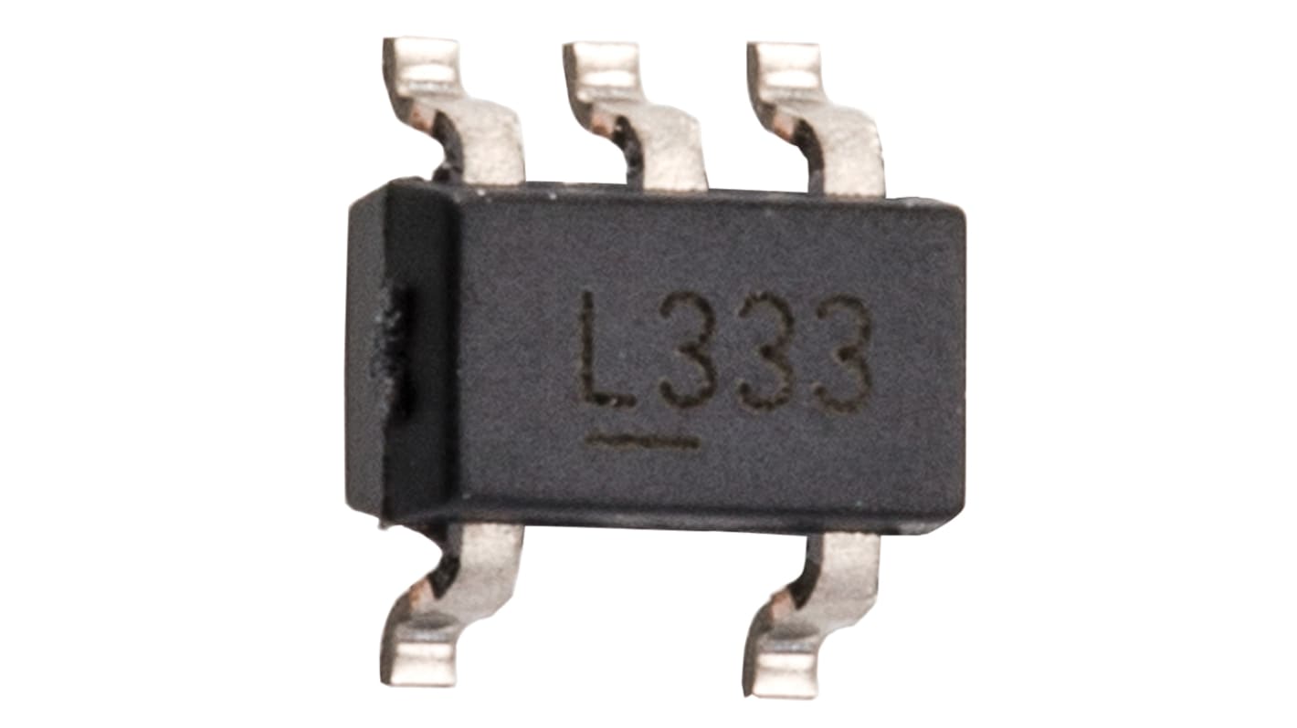 Microchip MIC5233-3.3YM5-TR, 1 Low Dropout Voltage, Voltage Regulator 100mA, 3.3 V 5-Pin, SOT-23