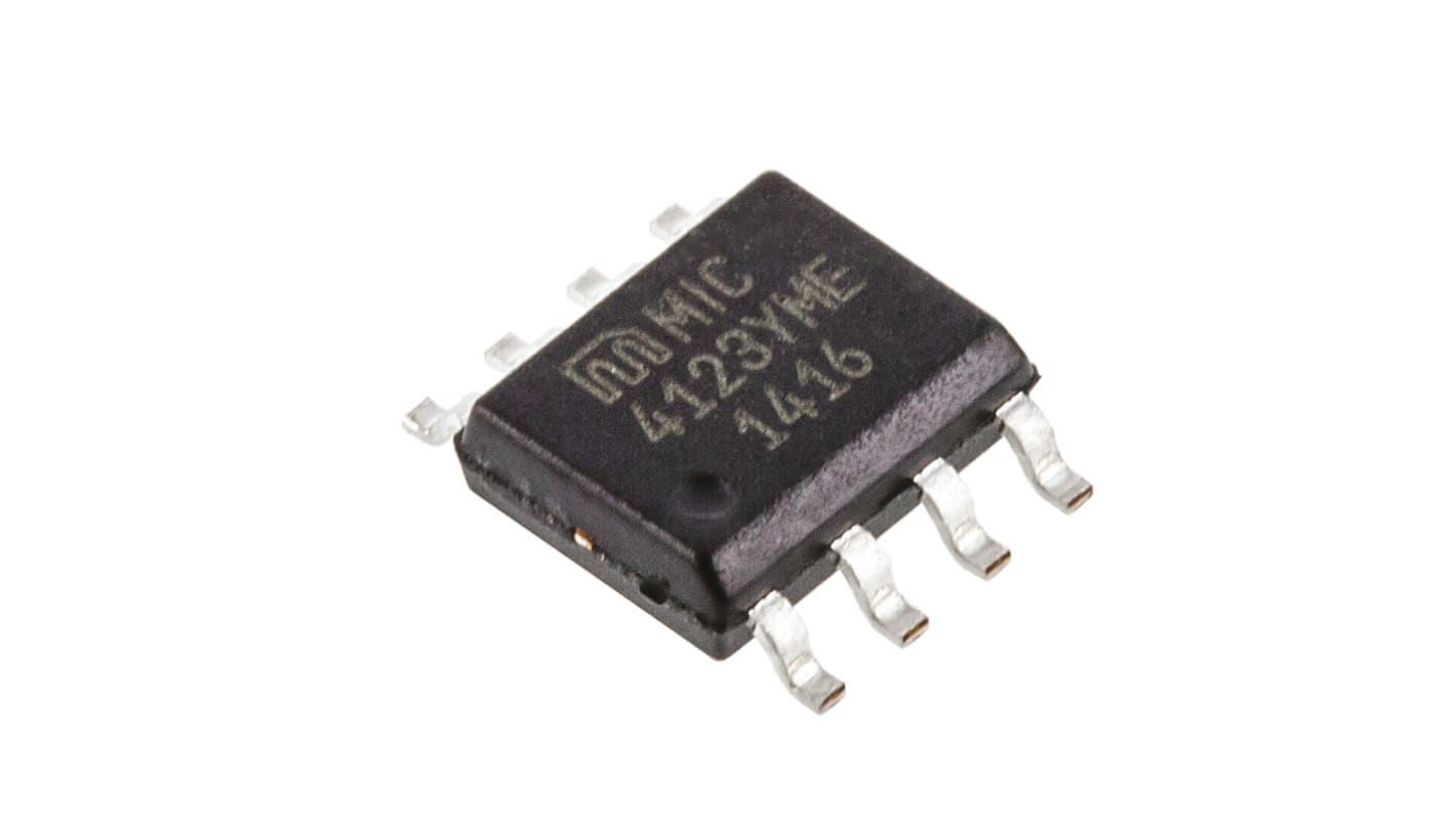 Driver gate MOSFET MIC4123YME, CMOS, TTL, 3 A, 20V, SOIC, 8-Pin