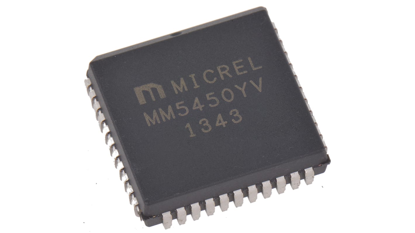 IC driver LED MM5450YV-TR Microchip, 15mA out, 1W, 44 Pin PLCC