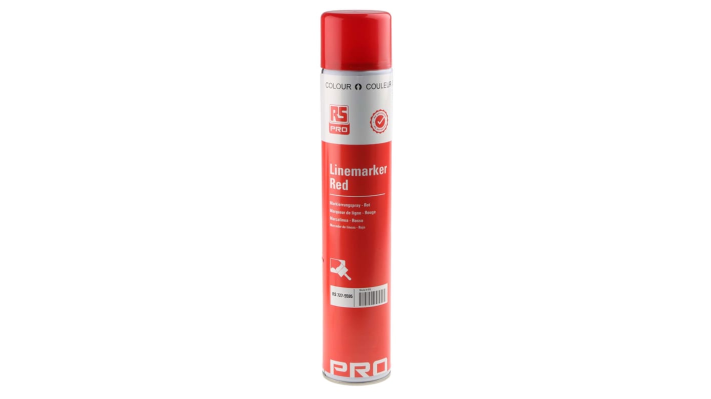 RS PRO Linemarker Linienmarkierungsspray Rot, 750ml