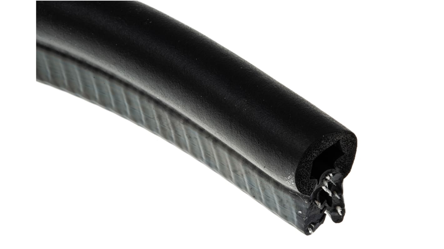 RS PRO Black EPDM  Edging Strip, 20m