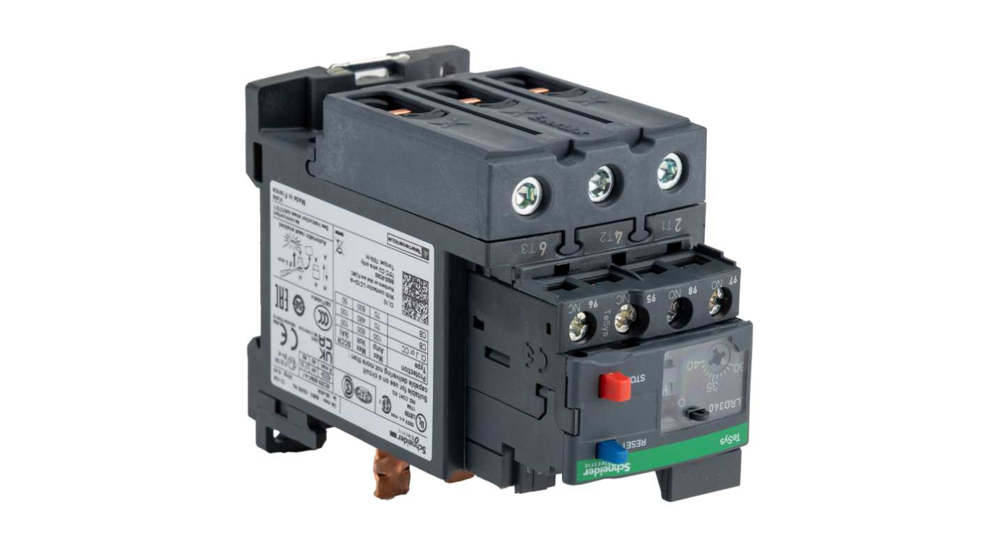 Schneider Electric 热继电器, 触点40 A, 1 常开 + 1 常闭, LRD系列
