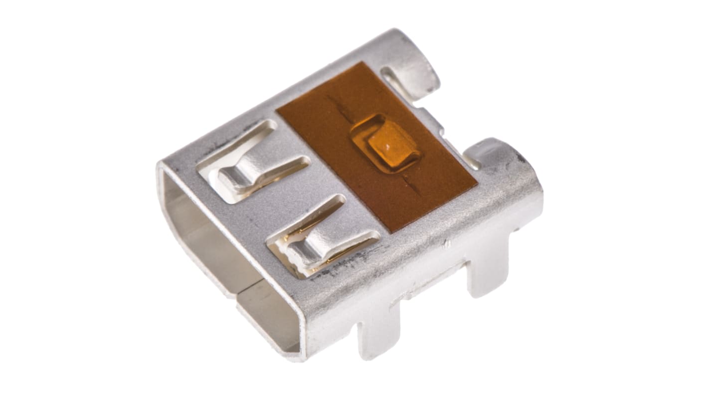 Conector HDMI Hembra, Ángulo de 90° , Tipo D