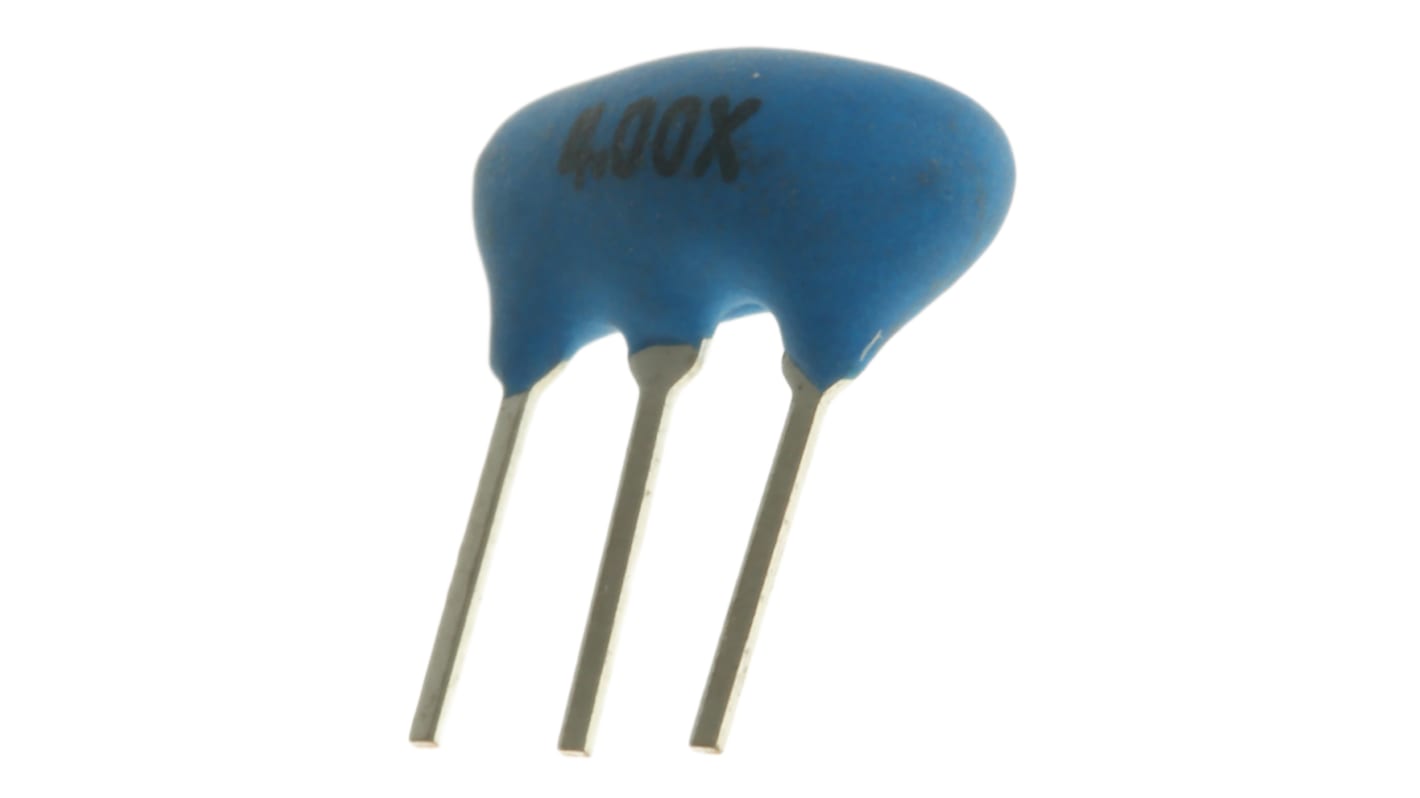 ZTT4.00MGF, Ceramic Resonator, 4MHz, 3-Pin, 10 x 5 x 8mm