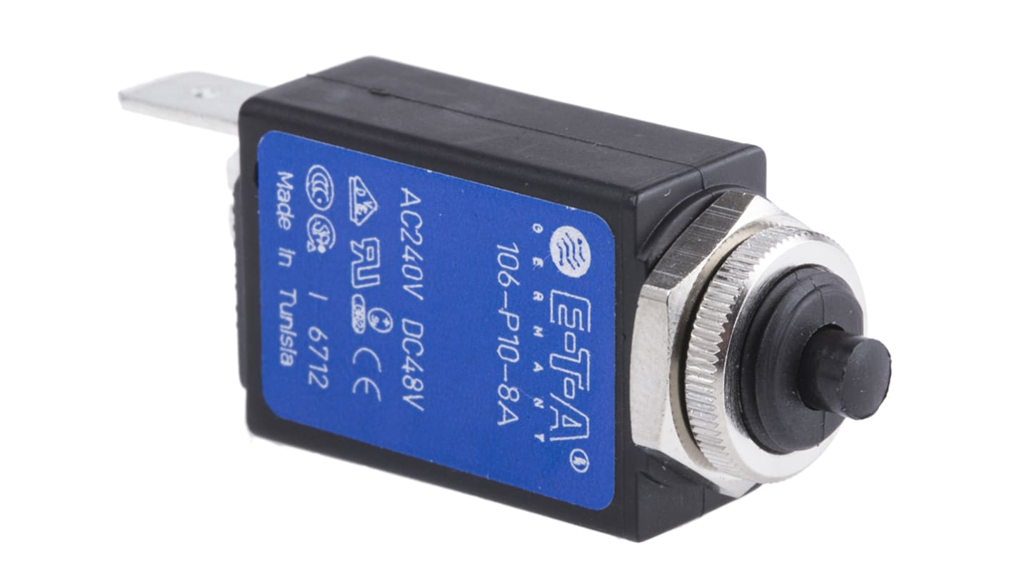 Interruttore termico ETA 106, 1 polo poli, 8A, 240V