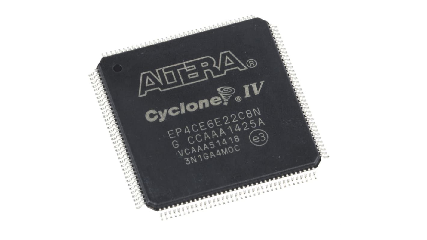 Altera FPGA Cyclone IV E 6272 Cells 392 Blocks  Spezieller DSP EQFP 144-Pin 270kbit