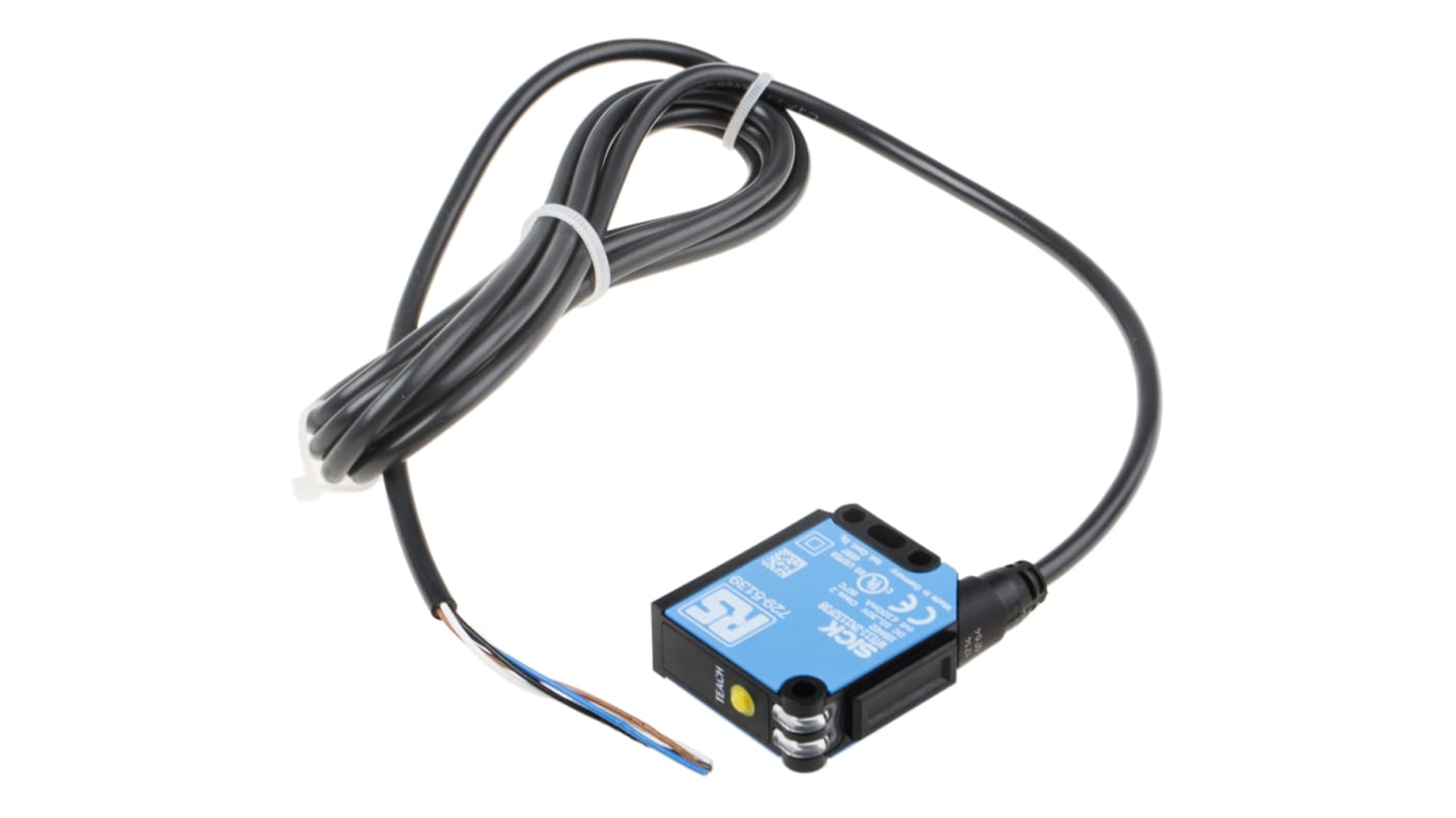 Rs-Online Sensore fotoelettrico Rettangolare RS PRO a diffusione rilevamento 40 mm → 1 m. uscita NPN