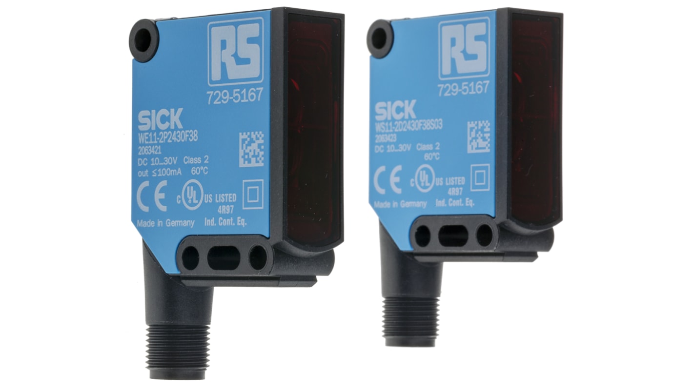 Rs-Online Sensore fotoelettrico Rettangolare RS PRO a fascio diretto rilevamento 20 m uscita PNP