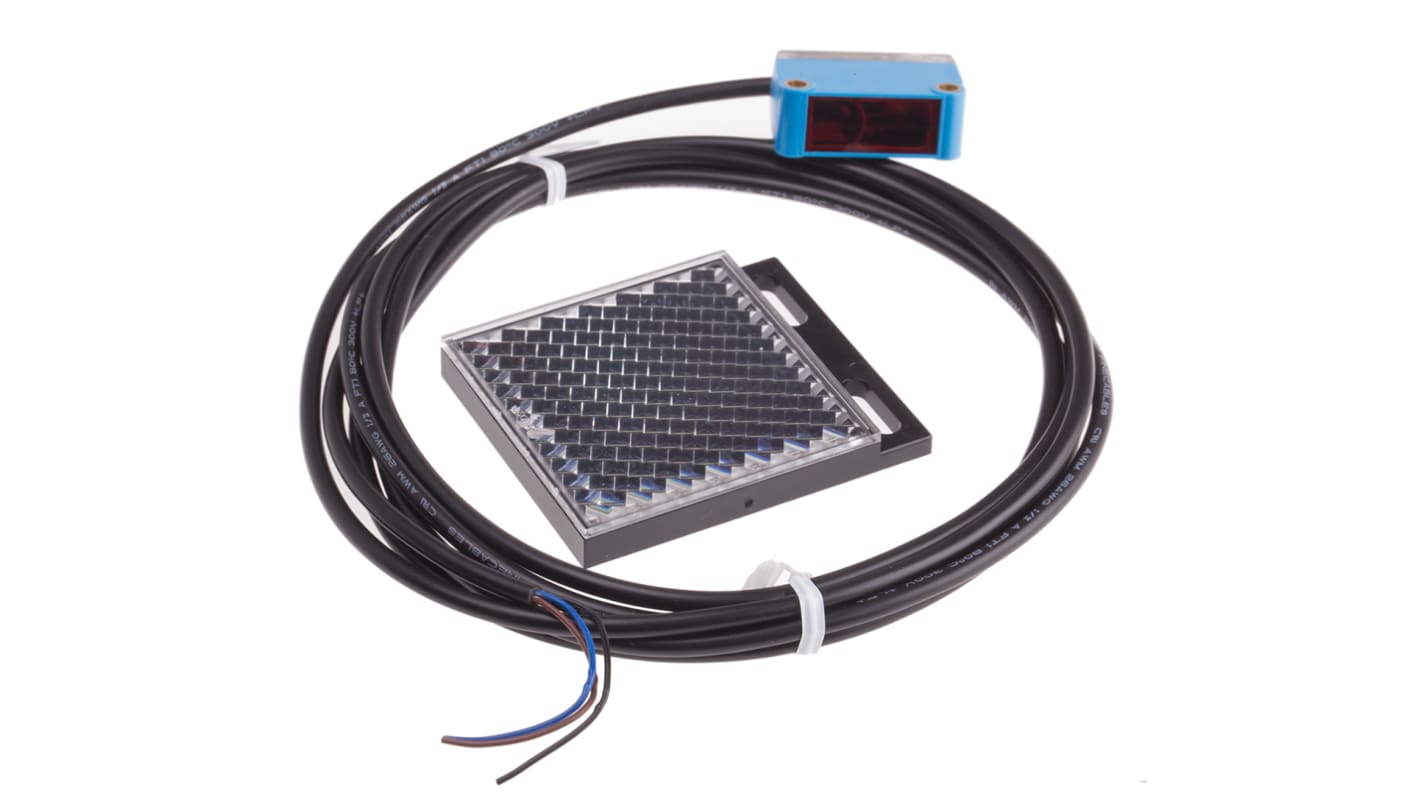 Rs-Online Sensore fotoelettrico Rettangolare RS PRO a retroriflessione rilevamento 7 2 m uscita NPN