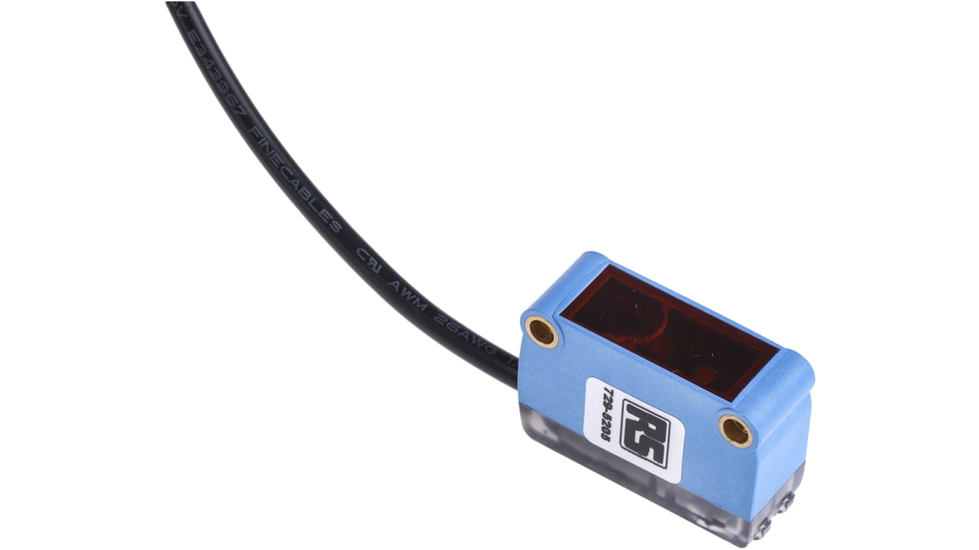 Rs-Online Sensore fotoelettrico Rettangolare RS PRO a retroriflessione rilevamento 7 2 m uscita PNP