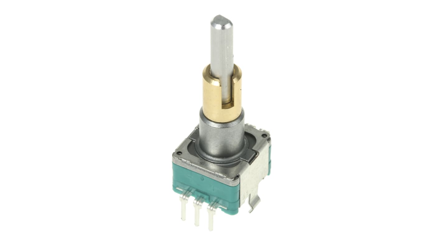 Alps Alpine 15 Pulse Incremental Mechanical Rotary Encoder with a 3.5 (Inner Shaft) mm, 6 (Outer Shaft) mm Flat (Inner