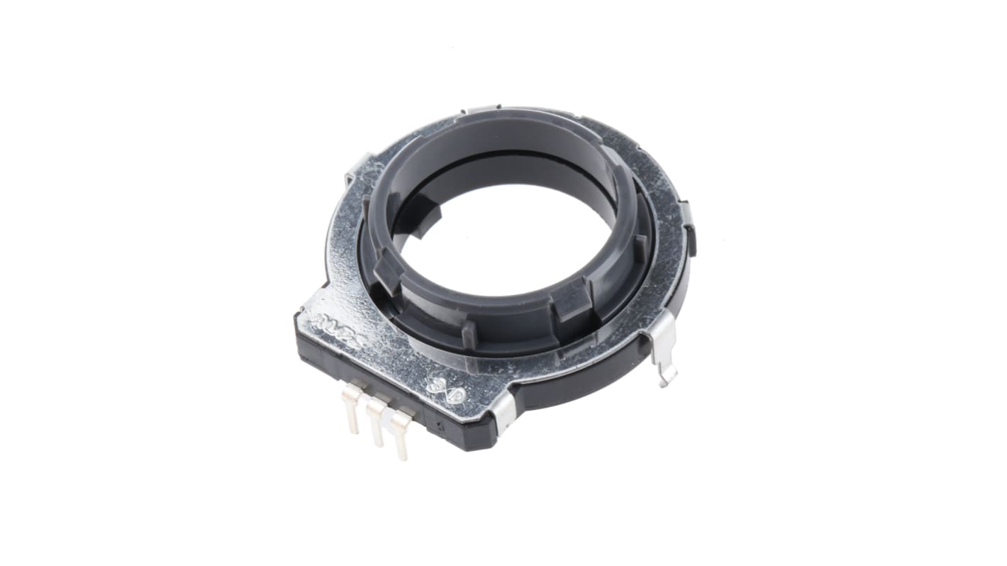 Alps Alpine 16 Pulse Incremental Mechanical Rotary Encoder with a 18.5 mm Hollow Shaft (Not Indexed), Through Hole