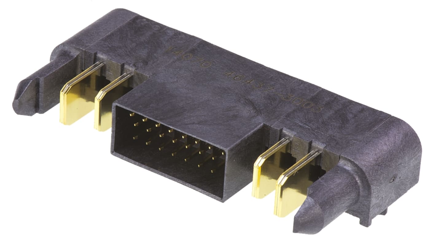 Molex EXTreme Ten60Power Series Right Angle Through Hole Mount Heavy Duty Power Connector, 28-Contact, 3-Row, 5.5mm