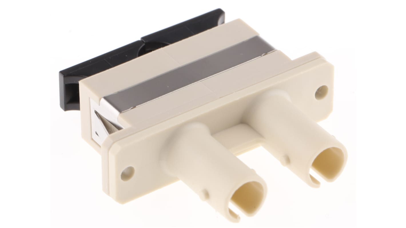 RS PRO ST to SC Multimode Duplex Fibre Optic Adapter