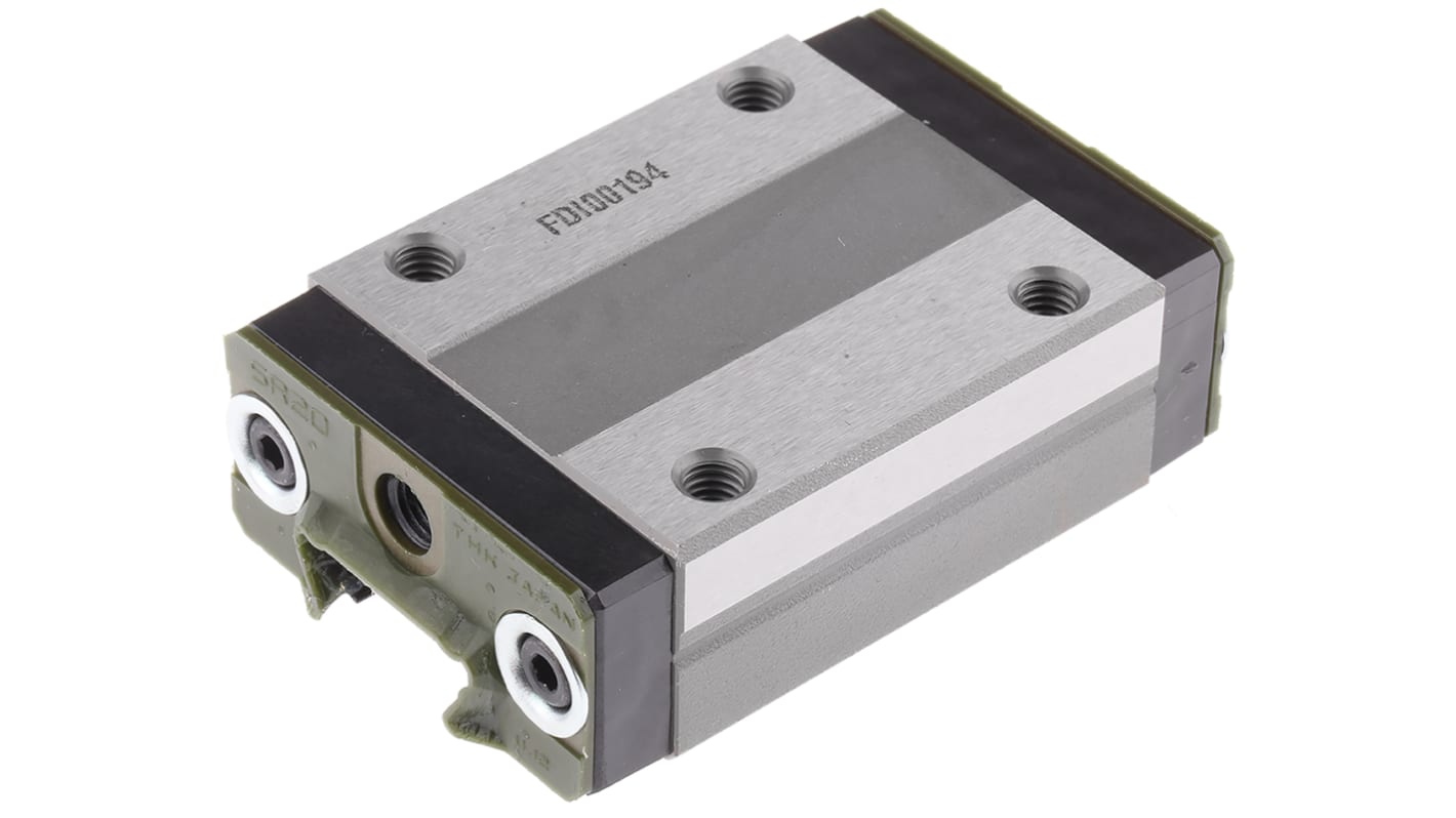 THK 20mm轨宽直线导轨滑块, 66.2mm长 x 42mm宽, 动态12.5kN, 静态25.2kN