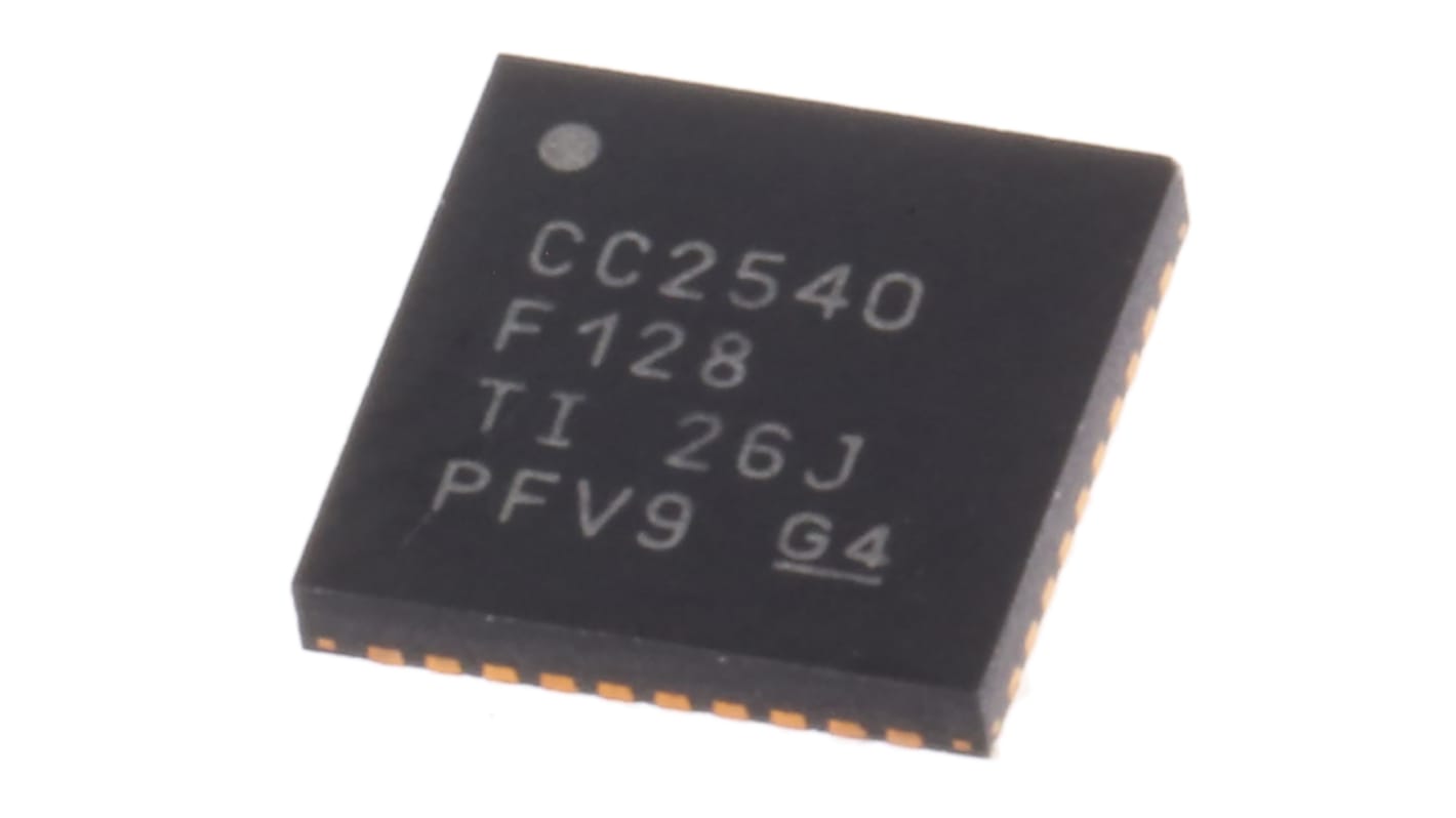 Texas Instruments CC2540F128RHAT, CMOS System On Chip SOC for Bluetooth, 40-Pin VQFN