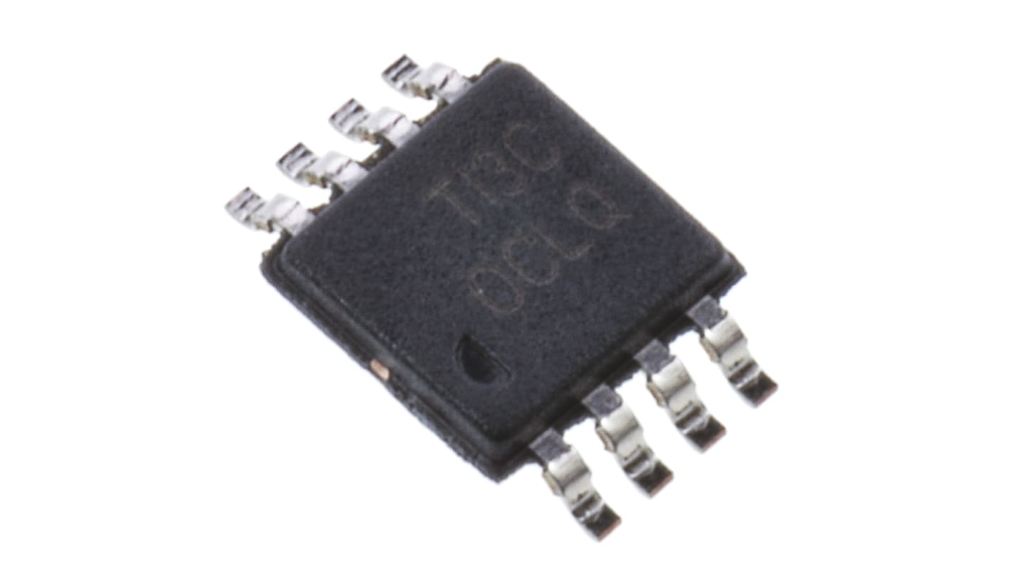 OPA2320AIDGKT Texas Instruments, Precision, Op Amp, RRIO, 20MHz, 1.8 → 5.5 V, 8-Pin MSOP