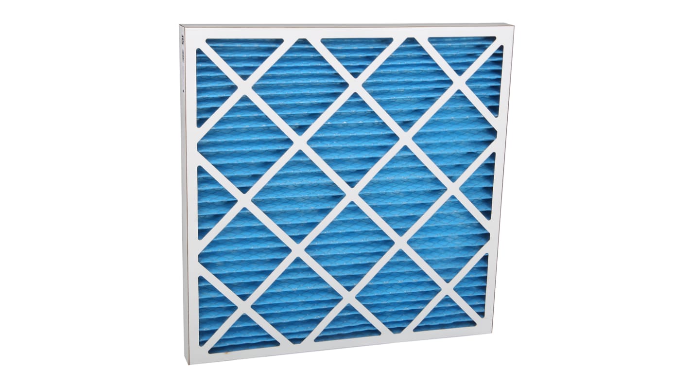 RS PRO Intrepid Pleated Panel Filter, G4 Grade, 7 MERV Rating, 594 x 594 x 45mm