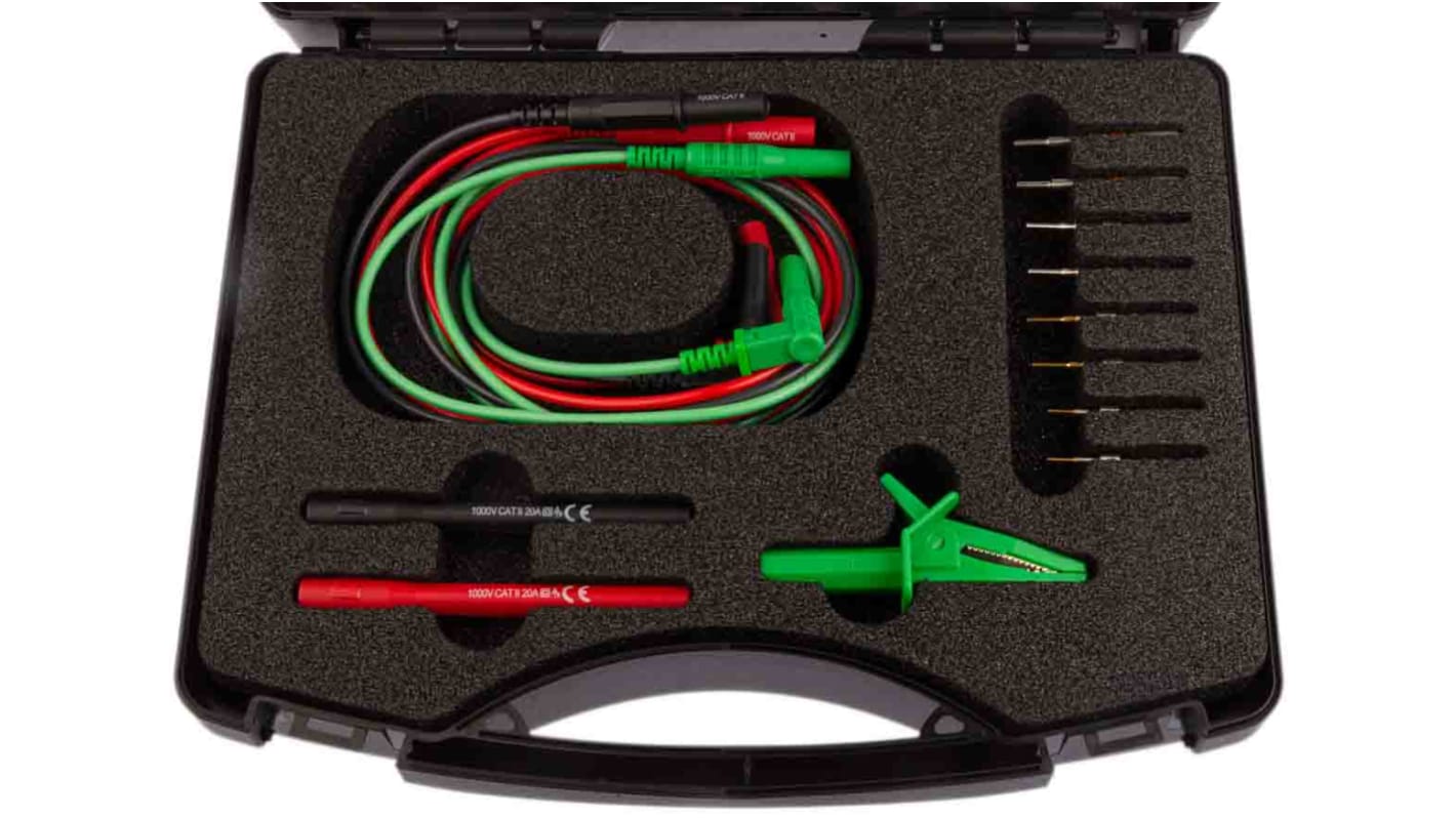 RS PRO Multi Pin Connector Test Kit, CAT II, 20A