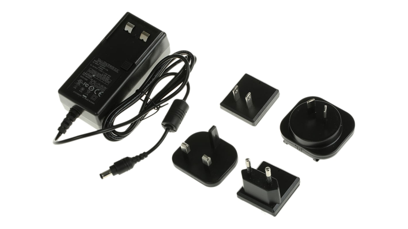 RS PRO 20W AC/DC Adapter 15V dc Output, 1.33A Output