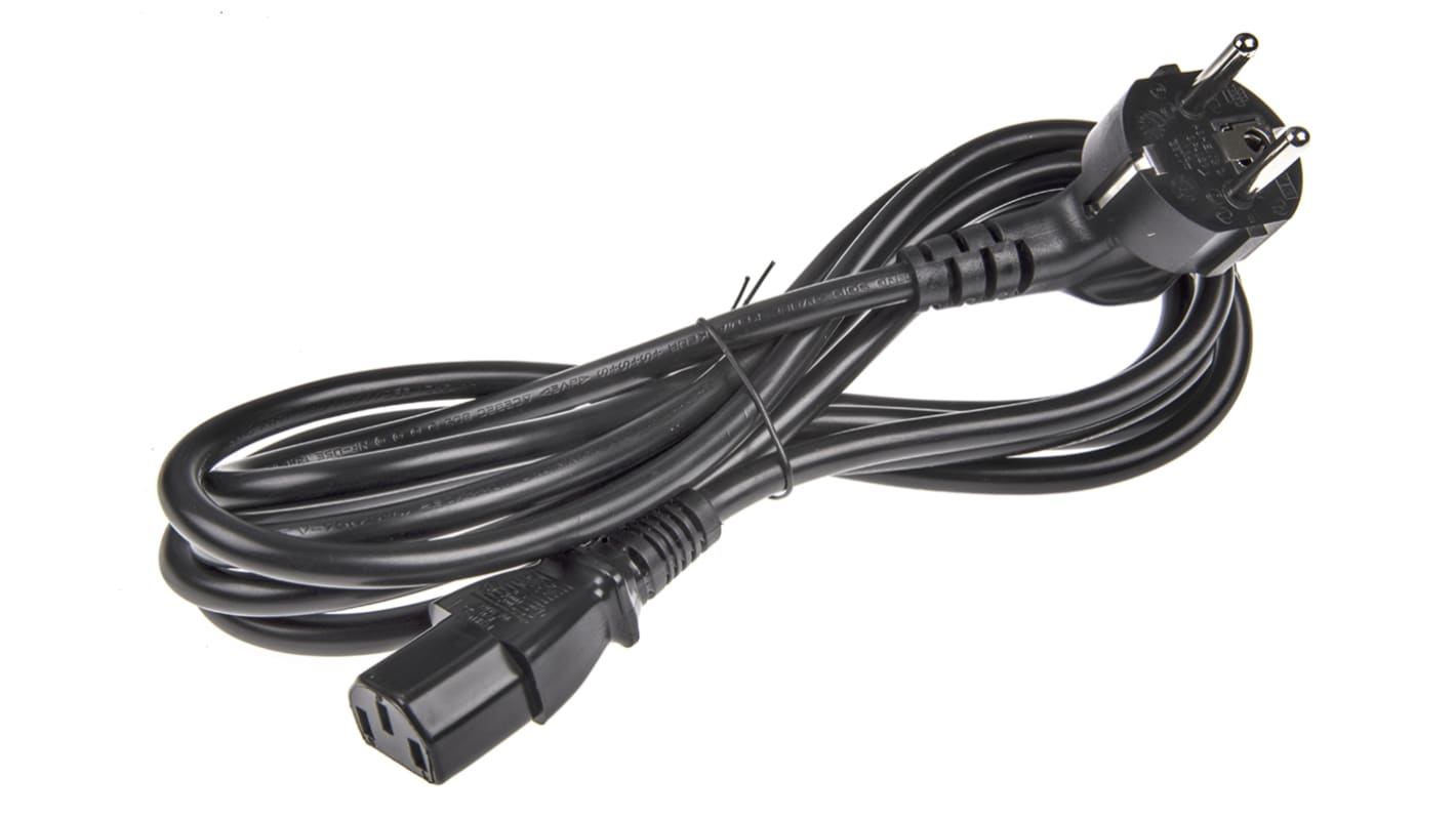 Cavo di potenza RS PRO, 10 A, 250 V, L. 2.5m