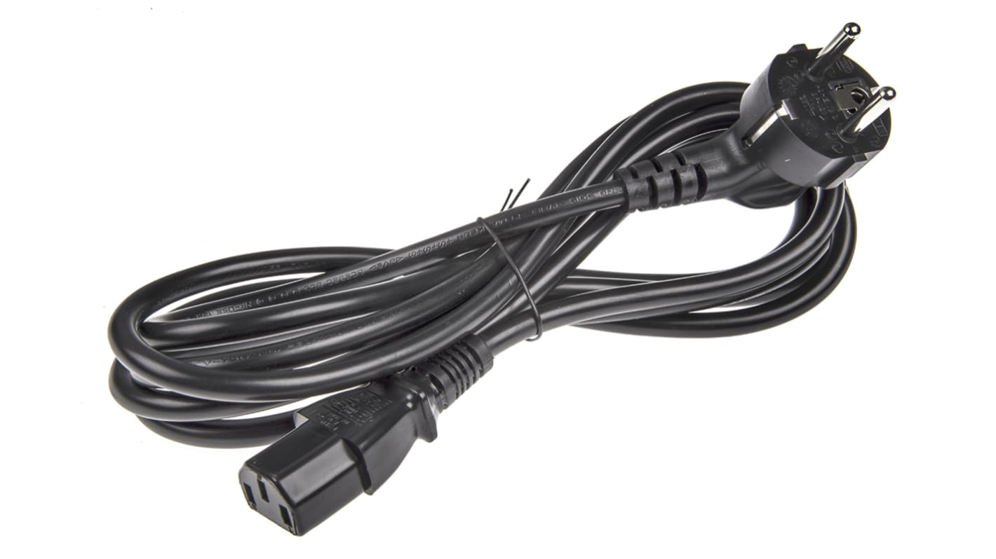 RS PRO Power Cable, 2.5m