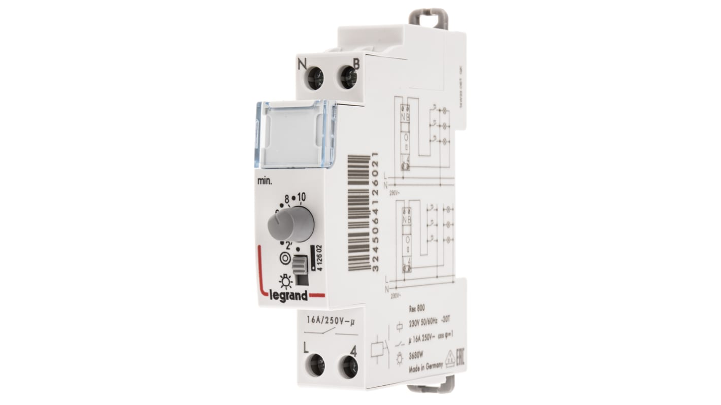 Legrand Digital DIN Rail Time Switch 230 V ac
